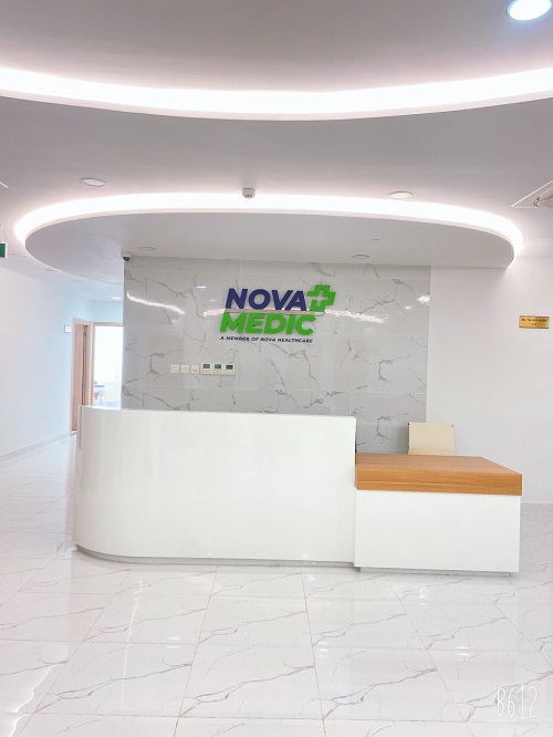 C&ocirc;ng Tr&igrave;nh M&agrave;n Vải Hai Lớp Tại NOVA MEDIC HEALTHCARE 187 Nguyễn Văn Trỗi, Quận 1