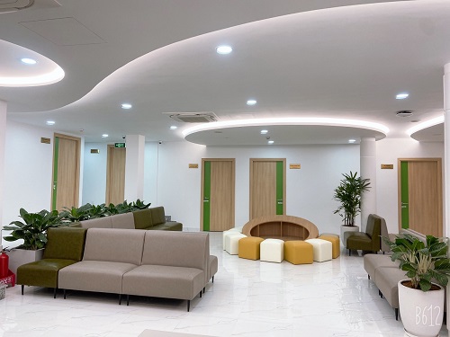 C&ocirc;ng Tr&igrave;nh M&agrave;n Vải Hai Lớp Tại NOVA MEDIC HEALTHCARE 187 Nguyễn Văn Trỗi, Quận 1